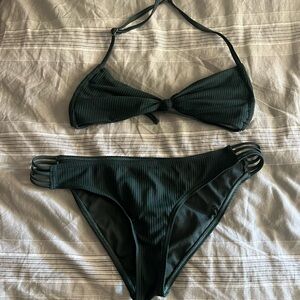 Damsel- Elegant dark teal Bikini Set